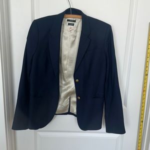 J Crew navy blazer.